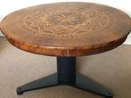 Ronde salontafel/gueridon, Italiaanse marqueterie, 19e eeuw, Antiek en Kunst, Antiek | Meubels | Tafels, Ophalen
