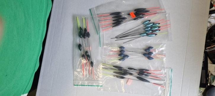 Set van 50 Wedstrijd Dobbers, Watersport en Boten, Hengelsport | Witvissen, Nieuw, Dobber of Lood, Ophalen of Verzenden