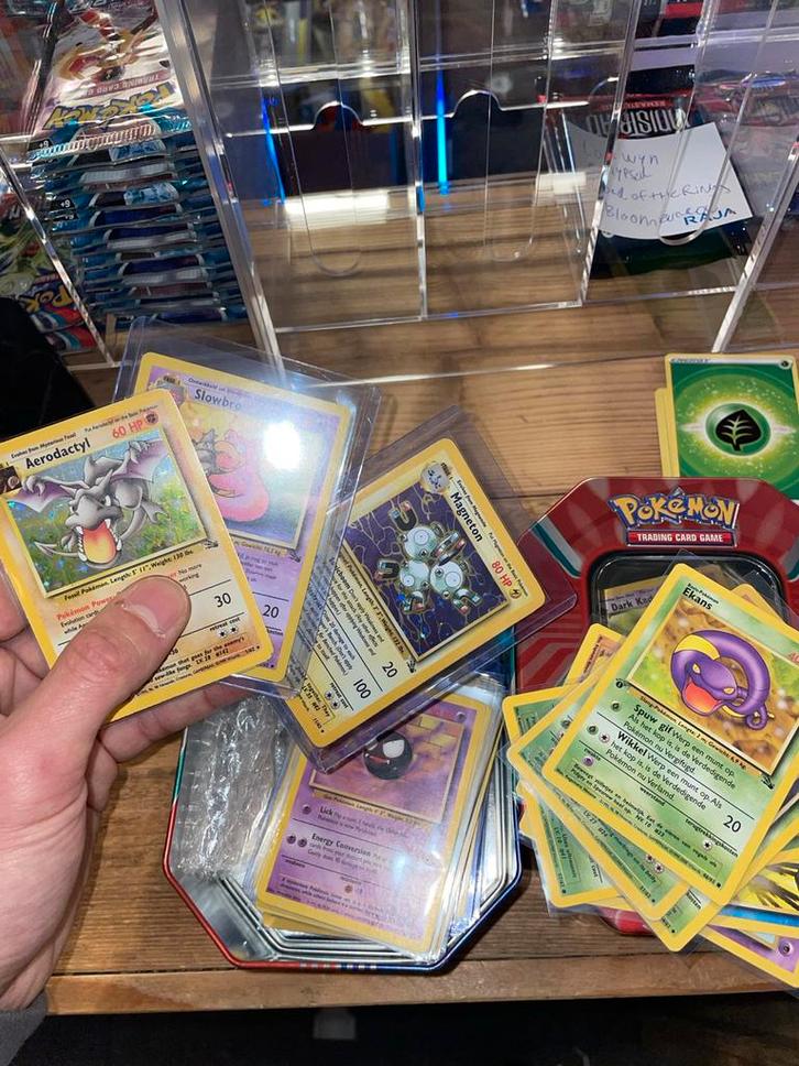 Fossil Pokemon Kaarten Collectie, Hobby en Vrije tijd, Verzamelkaartspellen | Pokémon, Zo goed als nieuw, Meerdere kaarten, Ophalen of Verzenden