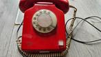 Rode Bakeliet Telefoon, Telecommunicatie, Vaste telefoons | Niet Draadloos, Met draaischijf, Gebruikt, Ophalen of Verzenden