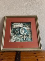 Anton Pieck Efteling 3D Prent kabouter in kabouter huisje, Verzamelen, Efteling, Ophalen of Verzenden, Gebruikt, Overige typen