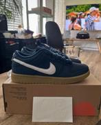 Nike SB Dunk Low Pro Navy/White, Ophalen of Verzenden, Nieuw, Blauw, Sneakers of Gympen