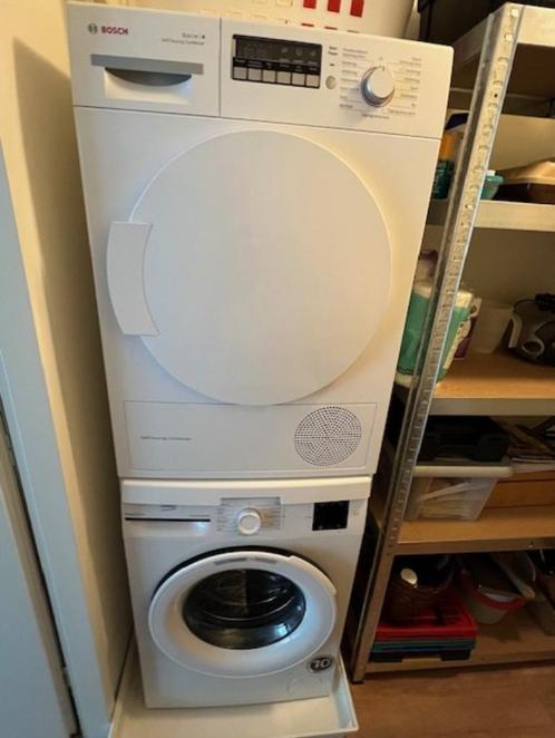 Te koop wasmachine en condensdroger, Witgoed en Apparatuur, Wasmachines, Zo goed als nieuw, Voorlader, 6 tot 8 kg, 85 tot 90 cm