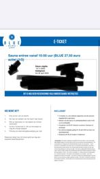 1 dagticket  voor 2 personen bij Blue Welness, Tickets en Kaartjes, Kortingen en Cadeaubonnen, Spa of Sauna, Cadeaubon, Twee personen