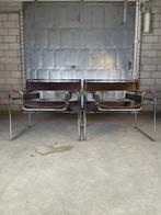2x Gavina Wassily Chair by Marcel Breuer, 75 tot 100 cm, Minder dan 75 cm, Gebruikt, Metaal