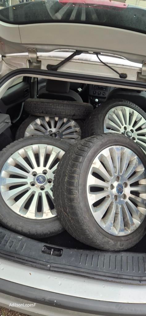 4 velgen 5x108 Ford 17 inch velgen met winterbanden Banden, Auto-onderdelen, Banden en Velgen, Velg(en), 17 inch, 235 mm, Winterbanden