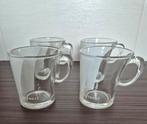 4 glazen Senseo koffiekopjes, Huis en Inrichting, Keuken | Servies, Ophalen of Verzenden, Overige stijlen, Kop(pen) en/of Schotel(s)