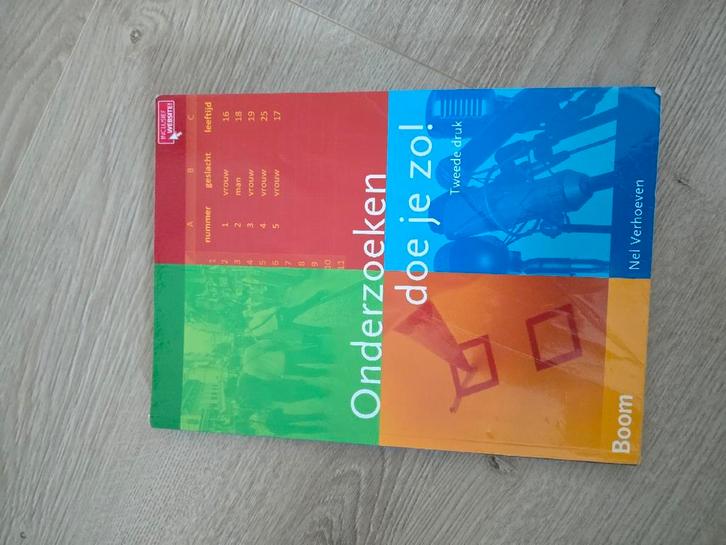 Nel Verhoeven - Onderzoeken doe je zo!, Boeken, Wetenschap, Zo goed als nieuw, Ophalen of Verzenden