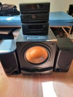 Kenwood Stereo Set met Klipsch Subwoofer, Gebruikt, Cd-speler, Losse componenten, Ophalen