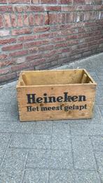 Heineken houten bier krat, Ophalen of Verzenden, Gebruikt, Overige typen, Heineken