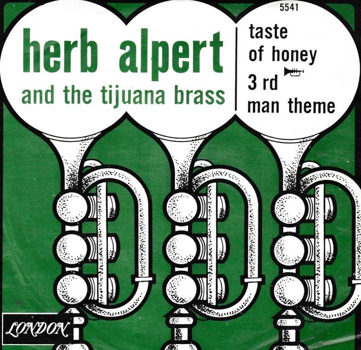 Herb Alpert - Taste of honey / 3 rd Man theme, Cd's en Dvd's, Vinyl | Pop, Zo goed als nieuw, 1960 tot 1980, Overige formaten