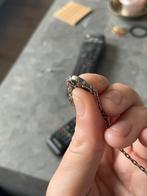 Van Cleef & Arpels Vintage Armband Zilver/Zwart, Sieraden, Tassen en Uiterlijk, Ophalen of Verzenden, Gebruikt, Zwart, Zilver