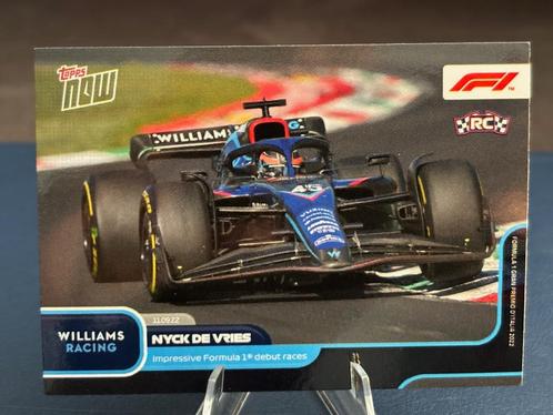 Nyck de Vries Rookie impressive F1 debut - Topps Now F1, Hobby en Vrije tijd, Stickers en Plaatjes, Nieuw, Plaatje, Ophalen of Verzenden