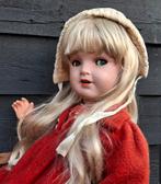 Antieke Porseleinen Pop Keramischen Werke Gräfenhain. 60 cm, Ophalen of Verzenden