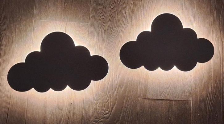 Draadloze LED Wandlamp Kinderkamer - Timer & Dimbaar, Huis en Inrichting, Lampen | Wandlampen, Nieuw, Hout, Ophalen of Verzenden