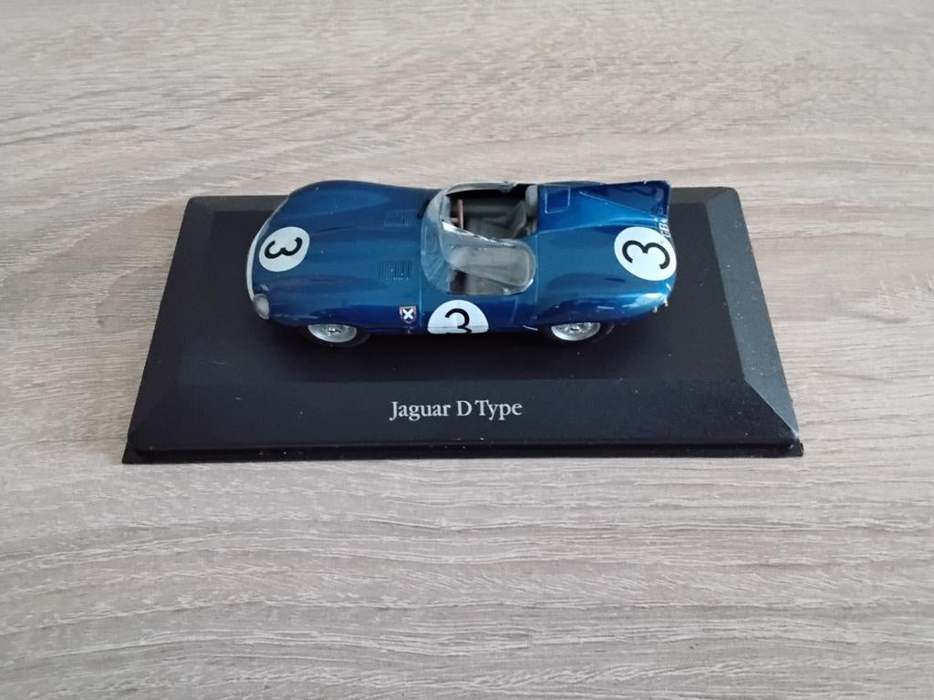 ATLAS  EDITIONS COLLECTIONS   JAGUAR  D  TYPE, Hobby en Vrije tijd, Modelauto's | 1:43, Ophalen of Verzenden, Auto, Overige merken