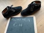 Maians, handgemaakte schoenen dames 37, Blauw, Ophalen of Verzenden, Zo goed als nieuw