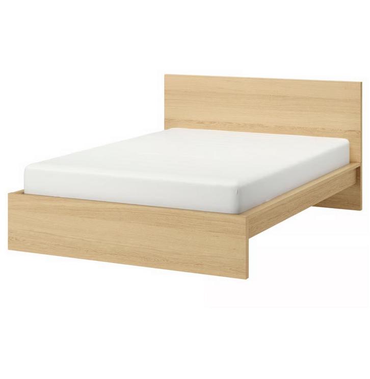 Malm bedframe 180 x 200 met lattenbodem én lades, Huis en Inrichting, Slaapkamer | Bedden, Zo goed als nieuw, Tweepersoons, 180 cm