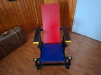 Rietveld stoel rood blauw, Huis en Inrichting, Ophalen, Gebruikt, Blauw, Eén