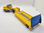 Tekno Scania Vabis 100 truck met dieplader / Schaal 1:50, Gebruikt, Tekno, Ophalen of Verzenden, Tekno