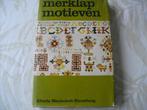 boek Merklapmotieven  ISBN 9023001931, Boeken, Ophalen of Verzenden, Zo goed als nieuw, Borduren en Naaien