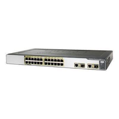 Cisco Catalyst Express WS-500-24LC 24-ports man. switch PoE, Verzenden, Gebruikt