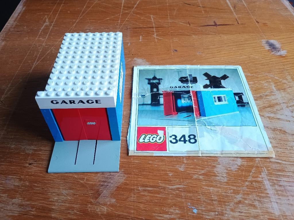 lego garage 348, Ophalen of Verzenden, Gebruikt, Complete set, Lego