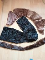 stukjes bont van verschillende bontsoorten/afmetingen., Overige kleuren, Ophalen of Verzenden, Zo goed als nieuw, Katoen