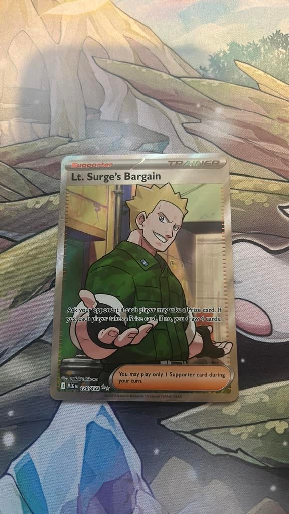 Lt. Surge’s Bargain Mega Evolution, Ophalen of Verzenden, Zo goed als nieuw