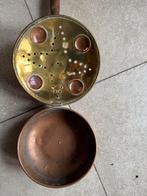 Antieke koperen beddenpan - 70cm, Ophalen, Koper