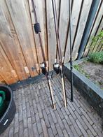 Karperhengels + molens, Watersport en Boten, Hengelsport | Karpervissen, Ophalen of Verzenden, Zo goed als nieuw, Werphengel
