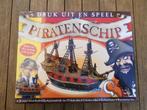 Piratenschip om zelf te bouwen en te kleuren, Verzenden, Nieuw, Knutselen