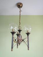 3 x Vintage hanglamp jaren 60/70. Mogelijk Sciolari, Ophalen of Verzenden, Gebruikt, Glas, 50 tot 75 cm