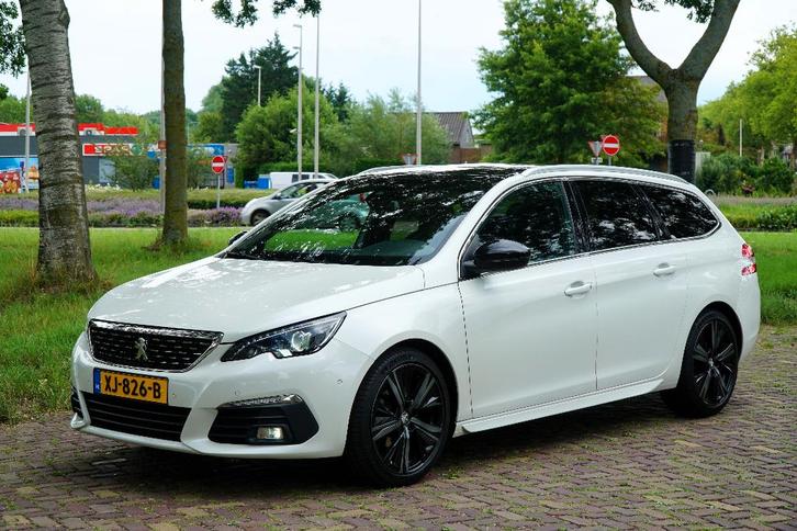 Peugeot 308 1.2 E-thp 96KW/130PK SW 2019 Wit, Auto's, Peugeot, Particulier, ABS, Achteruitrijcamera, Adaptieve lichten, Airbags
