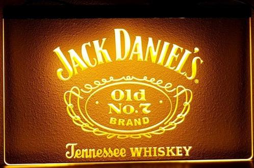 Jack daniels reclame neon bord reclamebord lamp LED mancave, Verzamelen, Merken en Reclamevoorwerpen, Nieuw, Lichtbak of (neon) lamp