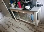 Sidetable met lade en plank, Ophalen, Overige materialen, Gebruikt, 100 tot 150 cm