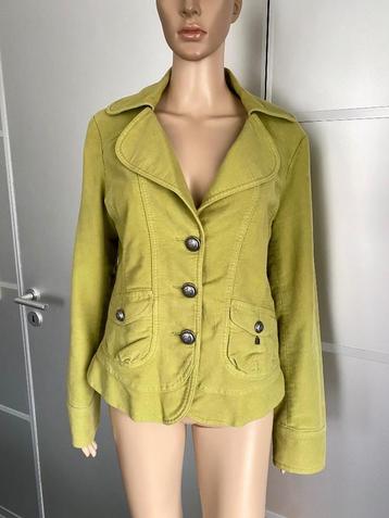 H59 Steps maat 40=M jasje blazer colbert groen beschikbaar voor biedingen