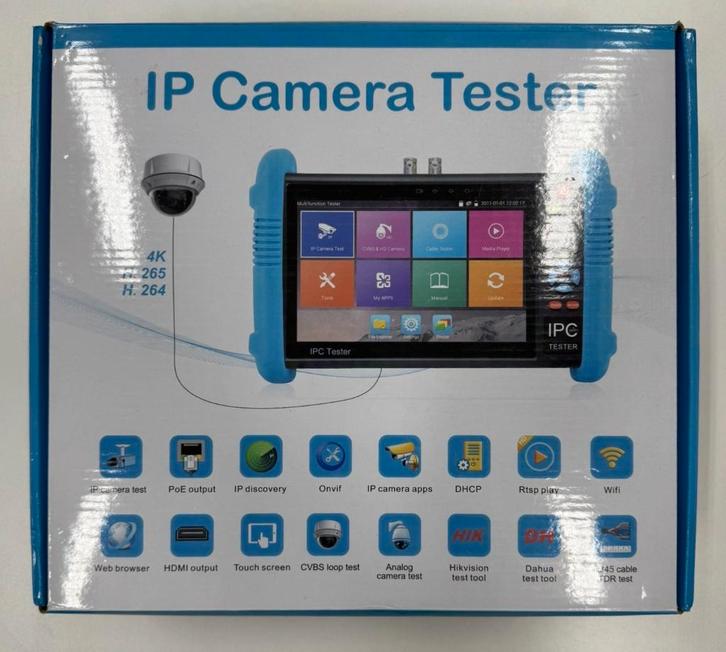 MT-600G IP Camera Tester - Nooit Gebruikt! IN DE DOOS!, Audio, Tv en Foto, Videobewaking, Nieuw, Binnencamera, Ophalen of Verzenden