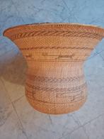 Vintage handgemaakt mand, Ophalen of Verzenden, Zo goed als nieuw, Rond, Riet