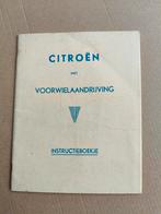 Citroen traction avant instructieboekje, Ophalen of Verzenden, Zo goed als nieuw, Citroën