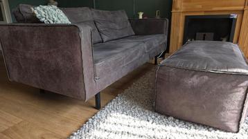 Bankstel 2/3 zitter (leer)