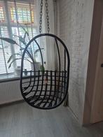 Zwarte hangstoel 'Sissy-Boy', Huis en Inrichting, Stoelen, Zwart, Ophalen of Verzenden, Zo goed als nieuw, Riet of Rotan