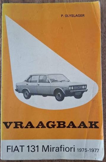 Vraagbaak Fiat 131 Mirafiori 1975-1977. complete handleiding beschikbaar voor biedingen