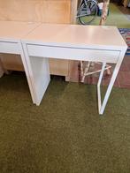 IKEA MICKE Bureautje | Wit | Compact model met lade, Ophalen, Klantenservice@ikea.com, In hoogte verstelbaar, Zo goed als nieuw