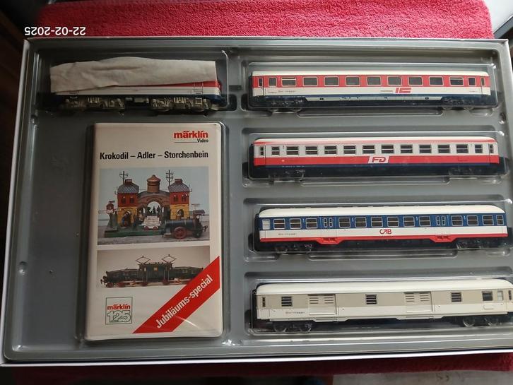 Märklin 2859 treinset, Hobby en Vrije tijd, Modeltreinen | H0, Gebruikt, Treinset, Wisselstroom, Märklin, Analoog, Ophalen of Verzenden
