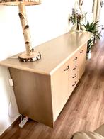 Massief houten dressoir, Ophalen, Gebruikt, Modern Design, 200 cm of meer