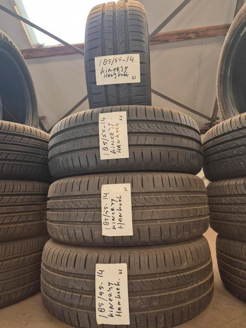 4x Hankook 185-55-14 80H zomer banden, Auto-onderdelen, Klein materiaal, Gebruikt, Ophalen