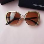 Dolce and Gabbana sunglasses gold, Dolce & Gabbana, Ophalen of Verzenden, Bruin, Zonnebril