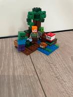Lego minecraft 21240 the swamp adventure, Ophalen of Verzenden, Zo goed als nieuw, Complete set, Lego