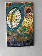 glas mozaiek jaren 60  - 64, Antiek en Kunst, Ophalen of Verzenden